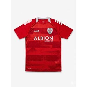 Capelli Sport Jersey Youth Red Size S Soccer Club ALBION San Diego CS•Dry Classy